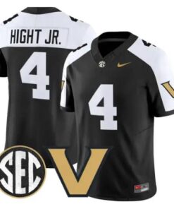 Martel Hight Jersey #2 Vanderbilt Commodores 2026 Vapor V2 Stitched by My Store NCAA Football Jerseys