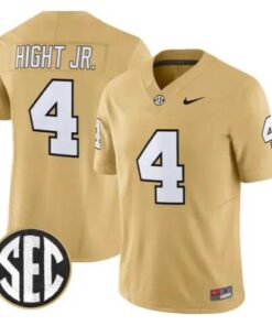 Martel Hight Jersey #2 Vanderbilt Commodores 2026 Vapor V2 Stitched by My Store NCAA Football Jerseys
