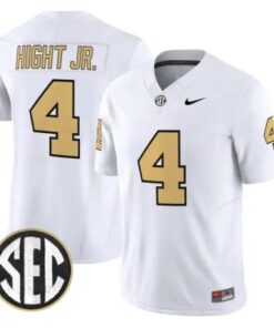 Martel Hight Jersey #2 Vanderbilt Commodores 2026 Vapor V2 Stitched by My Store NCAA Football Jerseys