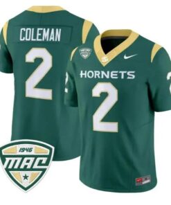 Matthew Coleman Jersey #2 Sacramento State Hornets 2026 All Stitched by My Store NCAA Football Jerseys