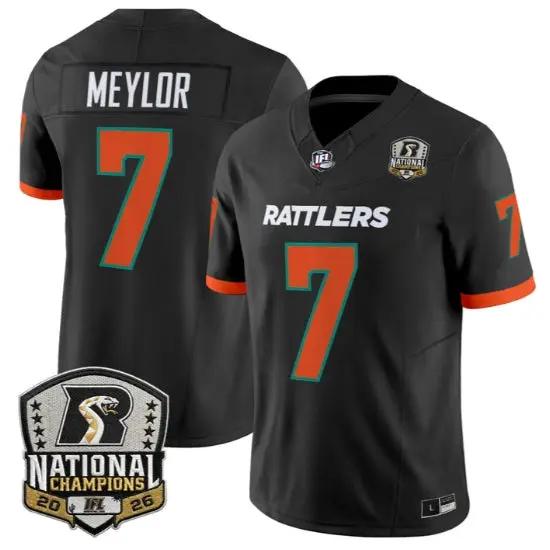 Max Meylor Jersey #7 Arizona Rattlers 2026 National Patch All Stitched by My Store NCAA Football Jerseys