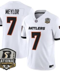 Max Meylor Jersey #7 Arizona Rattlers 2026 National Patch All Stitched by My Store NCAA Football Jerseys