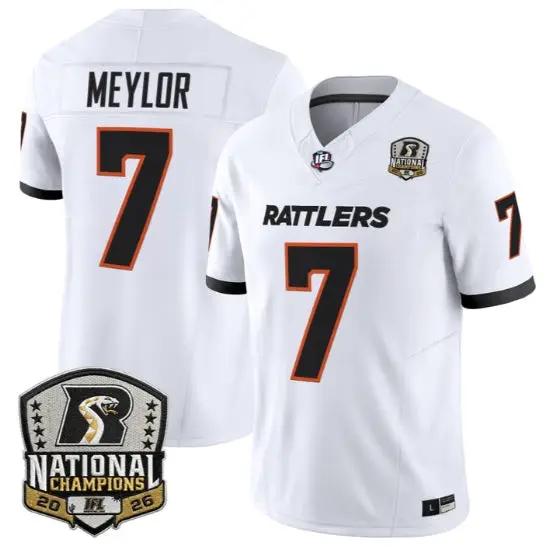 Max Meylor Jersey #7 Arizona Rattlers 2026 National Patch All Stitched by My Store NCAA Football Jerseys