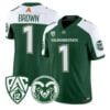 Mel Brown Jersey #1 Colorado State Rams 2026 Vapor Limited Stitched