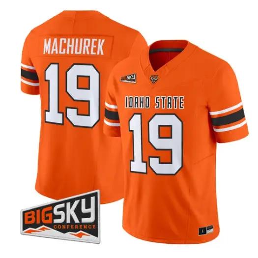 Mike Machurek Jersey #19 Idaho State Bengals 2026 Limited All Stitched by My Store NCAA Football Jerseys