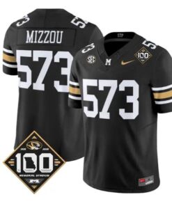 Mizzou Jersey #573 Missouri Tigers 100th Anniversary 2026 Edition Stitched
