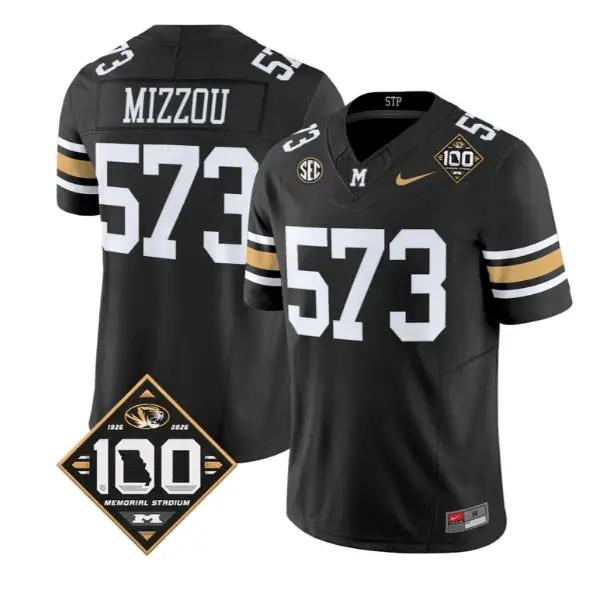 Mizzou Jersey #573 Missouri Tigers 100th Anniversary 2026 Edition Stitched - Top Design Fan Mizzou Jersey #573 Missouri Tigers 100th Anniversary 2026 Edition Stitched