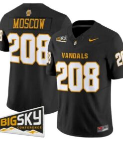 Moscow Vandals #208 Idaho Vandals Jersey 2026 Vapor Limited Stitched by My Store NCAA Football Jerseys