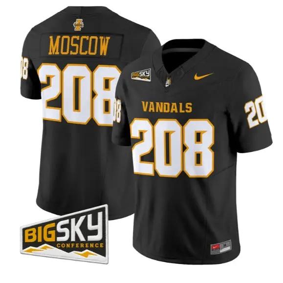 Moscow Vandals #208 Idaho Vandals Jersey 2026 Vapor Limited Stitched by My Store NCAA Football Jerseys