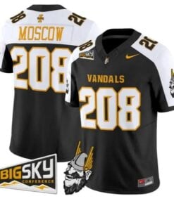 Moscow Vandals #208 Idaho Vandals Jersey 2026 Vapor Limited Stitched by My Store NCAA Football Jerseys