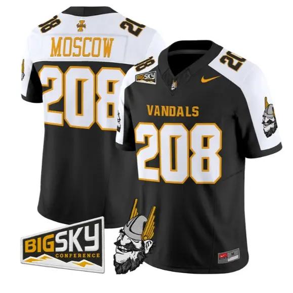 Moscow Vandals #208 Idaho Vandals Jersey 2026 Vapor Limited Stitched by My Store NCAA Football Jerseys