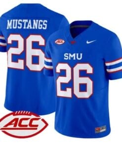 Mustangs Jersey #26 SMU Mustangs 2026 Vapor Limited All Stitched by My Store NCAA Football Jerseys