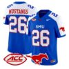 Mustangs Jersey #26 SMU Mustangs 2026 Vapor Limited All Stitched - Top Design Fan Mustangs Jersey #26 SMU Mustangs 2026 Vapor Limited All Stitched