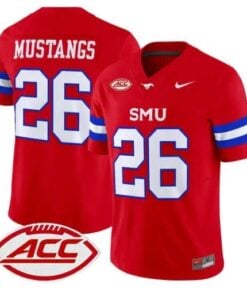 Mustangs Jersey #26 SMU Mustangs 2026 Vapor Limited All Stitched by My Store NCAA Football Jerseys