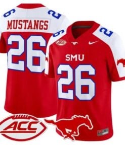 Mustangs Jersey #26 SMU Mustangs 2026 Vapor Limited All Stitched by My Store NCAA Football Jerseys