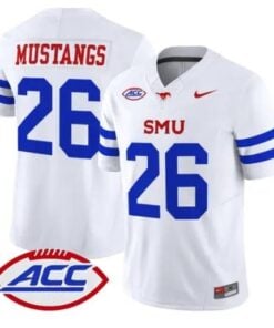 Mustangs Jersey #26 SMU Mustangs 2026 Vapor Limited All Stitched by My Store NCAA Football Jerseys
