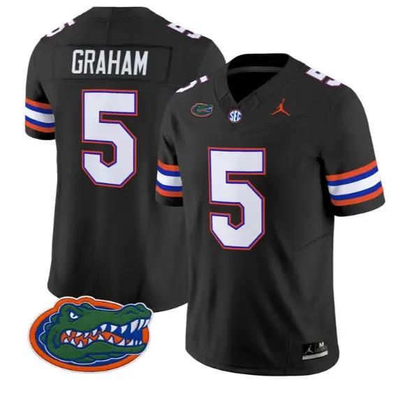 Myles Graham #5 Florida Gators Jersey 2026 Vapor Limited Stitched