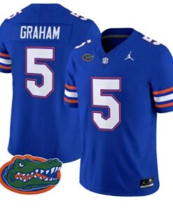 Myles Graham #5 Florida Gators Jersey 2026 Vapor Limited Stitched