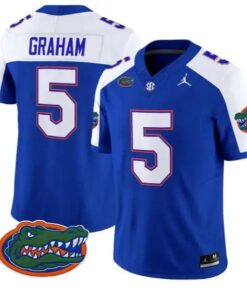 Myles Graham #5 Florida Gators Jersey 2026 Vapor Limited Stitched