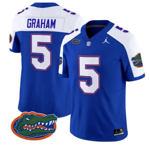 Myles Graham #5 Florida Gators Jersey 2026 Vapor Limited Stitched