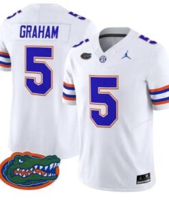 Myles Graham #5 Florida Gators Jersey 2026 Vapor Limited Stitched