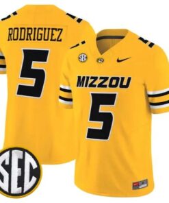 Nicholas Rodriguez #5 Missouri Tigers Jersey 2026 Limited Stitched by My Store NCAA Football Jerseys