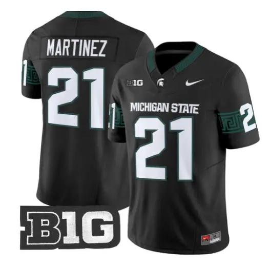 Nikai Martinez Jersey #21 Michigan State Spartans 2026 All Stitched