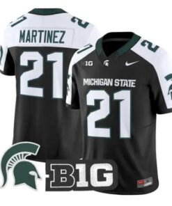 Nikai Martinez Jersey #21 Michigan State Spartans 2026 All Stitched