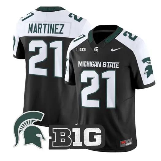 Nikai Martinez Jersey #21 Michigan State Spartans 2026 All Stitched