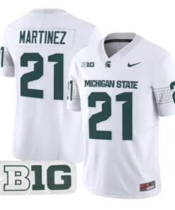 Nikai Martinez Jersey #21 Michigan State Spartans 2026 All Stitched
