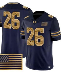Notre Dame Fighting Irish 2026 Jersey #26 Limited - All Stitched by My Store NCAA Football Jerseys