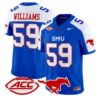 PJ Williams Jersey #59 SMU Mustangs 2026 Vapor Limited All Stitched - Top Design Fan PJ Williams Jersey #59 SMU Mustangs 2026 Vapor Limited All Stitched