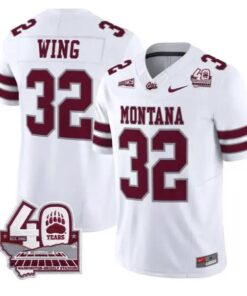 Peyton Wing Jersey #32 Montana Grizzlies 2026 Limited All Stitched