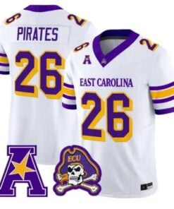 Pirates Jersey #26 East Carolina Pirates 2026 Vapor Limited All Stitched by My Store NCAA Football Jerseys