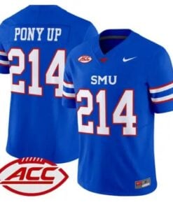 Pony Up Jersey #214 SMU Mustangs 2026 Vapor Limited All Stitched by My Store NCAA Football Jerseys