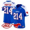 Pony Up Jersey #214 SMU Mustangs 2026 Vapor Limited All Stitched