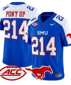 Pony Up Jersey #214 SMU Mustangs 2026 Vapor Limited All Stitched by My Store NCAA Football Jerseys