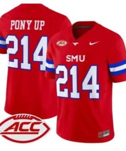 Pony Up Jersey #214 SMU Mustangs 2026 Vapor Limited All Stitched by My Store NCAA Football Jerseys
