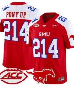 Pony Up Jersey #214 SMU Mustangs 2026 Vapor Limited All Stitched by My Store NCAA Football Jerseys