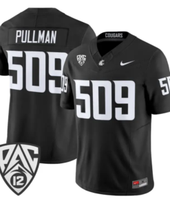 Pullman Jersey #509 Washington State Cougars 2026 Vapor Stitched by My Store NCAA Football Jerseys