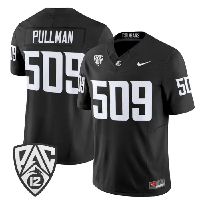 Pullman Jersey #509 Washington State Cougars 2026 Vapor Stitched by My Store NCAA Football Jerseys