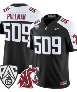 Pullman Jersey #509 Washington State Cougars 2026 Vapor Stitched by My Store NCAA Football Jerseys