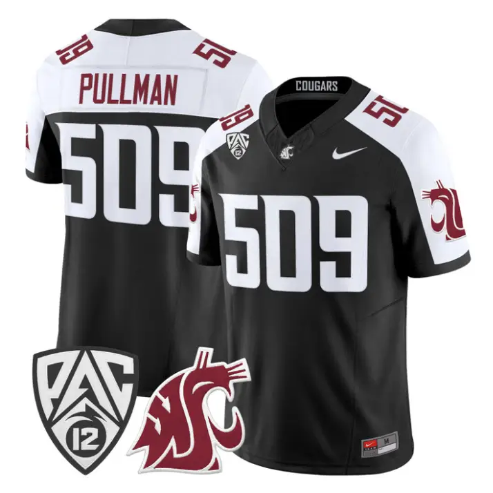 Pullman Jersey #509 Washington State Cougars 2026 Vapor Stitched by My Store NCAA Football Jerseys