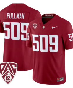 Pullman Jersey #509 Washington State Cougars 2026 Vapor Stitched by My Store NCAA Football Jerseys