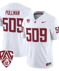 Pullman Jersey #509 Washington State Cougars 2026 Vapor Stitched by My Store NCAA Football Jerseys