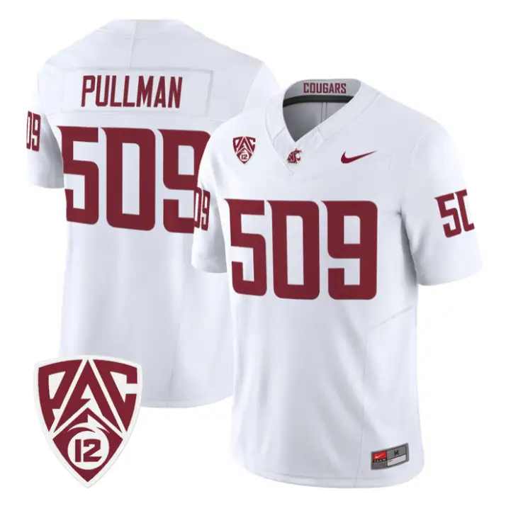Pullman Jersey #509 Washington State Cougars 2026 Vapor Stitched by My Store NCAA Football Jerseys