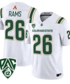 Rams Jersey #26 Colorado State Rams 2026 Vapor Limited All Stitched by My Store NCAA Football Jerseys