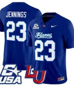 Rashad Jennings Jersey #23 Liberty Flames 2026 Vapor Limited Stitched by My Store NCAA Football Jerseys
