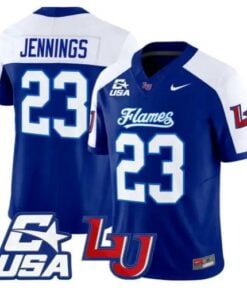 Rashad Jennings Jersey #23 Liberty Flames 2026 Vapor Limited Stitched by My Store NCAA Football Jerseys