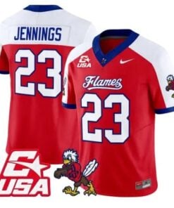 Rashad Jennings Jersey #23 Liberty Flames 2026 Vapor Limited Stitched by My Store NCAA Football Jerseys